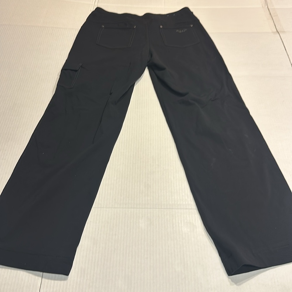 KUHL black straight leg pants with pull strings & front and back pockets unisex - Picture 8 of 13